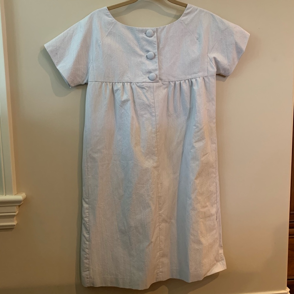 J. Crew seersucker dress